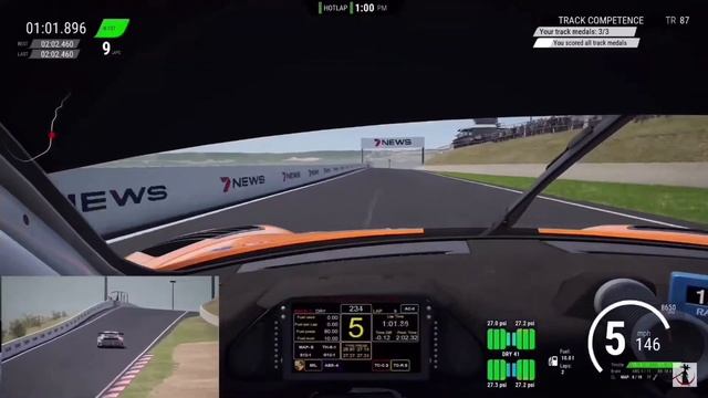 Assetto Corsa Competizione - Porsche 991 - Bathurst смотреть онлайн