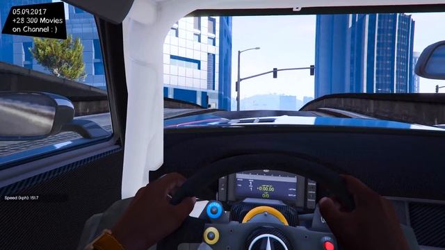 Mercedes Benz SLS AMG GT3 Top Speed Test GTA Mod Future _REVIEW смотреть онлайн