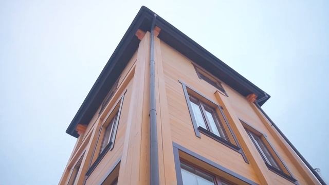 Термососна на фасаде башни / Лесобаза.РФ смотреть онлайн