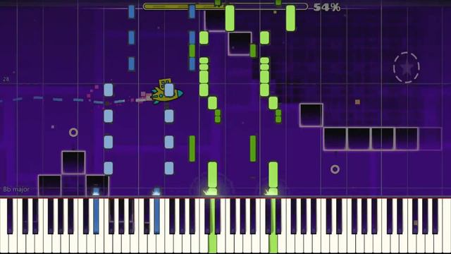 Geometry Dash – Back On Track (Piano Cover) смотреть онлайн
