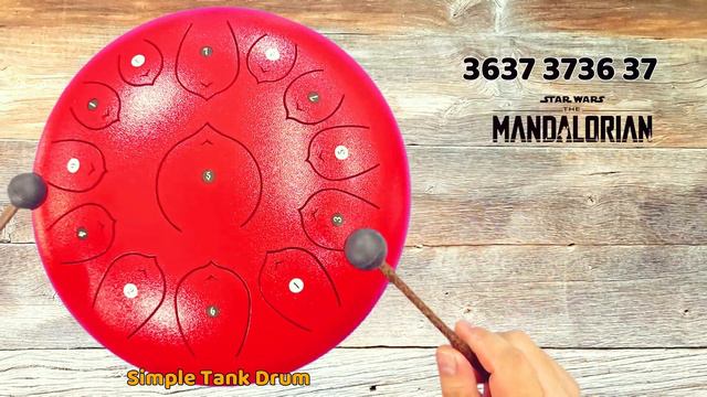 The Mandalorian Theme - Steel Tongue drum / Tank Drum Cover with Tabs смотреть онлайн