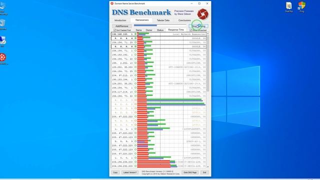 Тест DNS сервера с помощью программы DNSBench смотреть онлайн