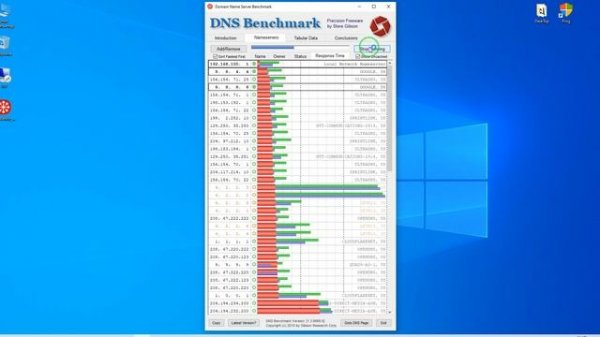 Тест DNS сервера с помощью программы DNSBench