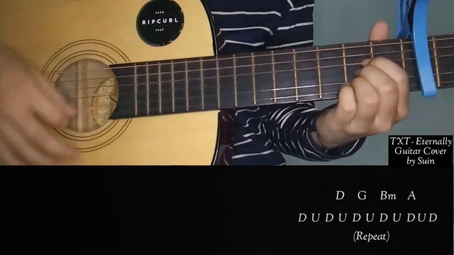 TXT - Eternally Easy Guitar Chords & Lyrics | Suin смотреть онлайн