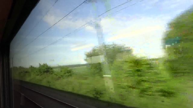 Из окна скоростного поезда Thalys Льеж - Париж смотреть онлайн