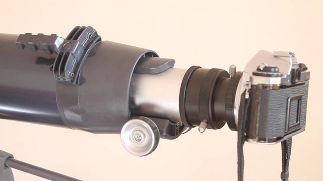 Celestron Astromaster 102 AZ. Prime focus photography set up смотреть онлайн