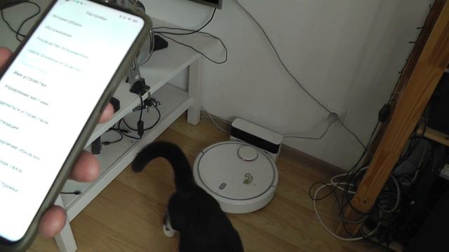 Как ведёт себя Xiaomi Mi Robot Vacuum Cleaner после полной переборки и замены батареи ? смотреть онлайн
