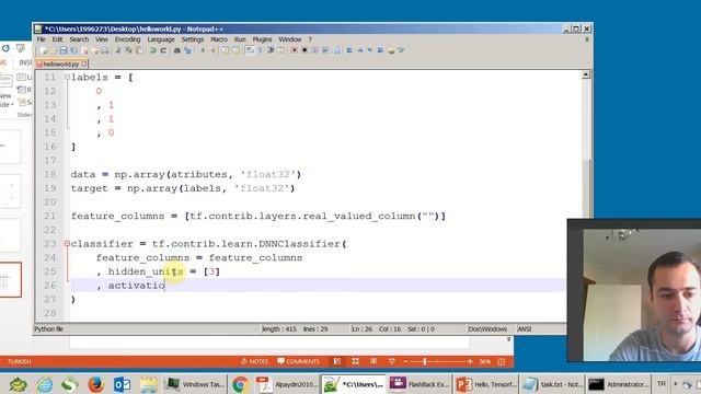 Hello, TensorFlow! Building Deep Neural Networks Classifier Model смотреть онлайн