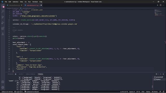 Crear eventos en Google Calendar con Python - (API Calendar) - Creación Asistente virtual #11 смотреть онлайн