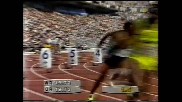 1992 Olympics, Men's 200m, Semifinal 2, Barcelona, Spain смотреть онлайн