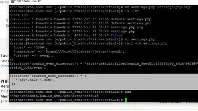 Solved TRUSTED HOST SETTINGS error on drupal 8 status report смотреть онлайн