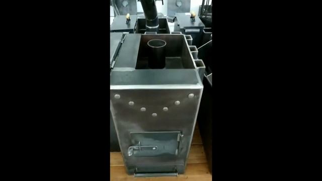 Печь для бани "Титан Х" зольник 8 мм смотреть онлайн
