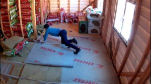 утепление и настил пола фанерой