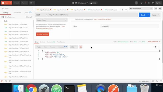 3. Using Bearer Token for Authenticated Requests смотреть онлайн