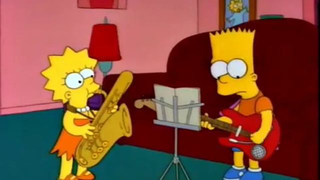 Bart Simpson (Bart Unable to Play Guitar Properly) - The Simpsons смотреть онлайн