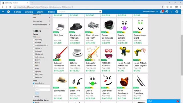 Roblox: Catalog Reviews (Black iron Horns) смотреть онлайн