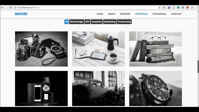Mouri - Personal Portfolio Template | Themeforest HTML Templates смотреть онлайн