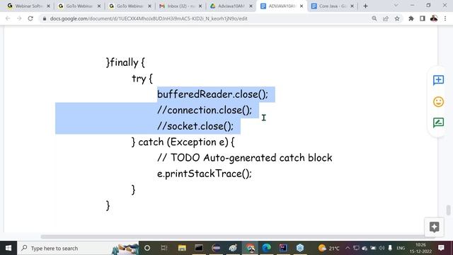 ADV. JAVA with JAVA Frameworks tutorials || Session - 9 || by Mr. Nagoor Babu On 15-12-2022@10AM IS смотреть онлайн