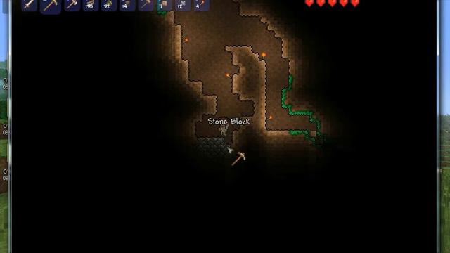 Terraria Ep3 : cant see my cursor смотреть онлайн