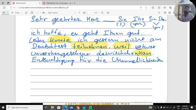 #B1 schreiben teil 3 #goethe exam preparation #germanb1goethe #b1 #goethe #german смотреть онлайн