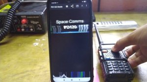 Receiving SSTV Signals Image On Baofeng UV-5R Ham Radio (145.800Mhz FM).