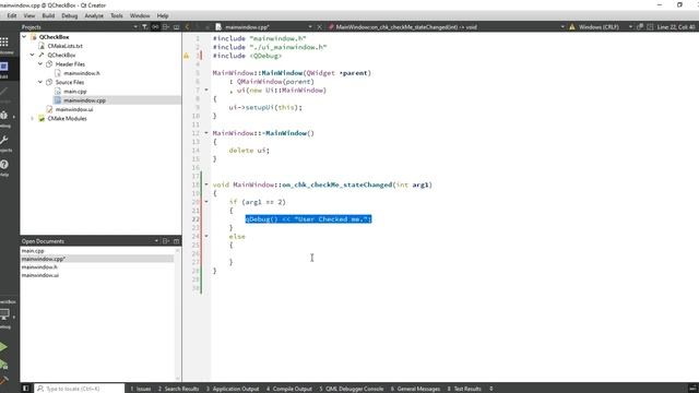 Qt QCheckBox | Functions, Properties And Signal-Slots | Qt C++ | Qt Creator | Qt Tutorial смотреть онлайн