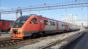 Рельсовый автобус РА 2 на Свердловской ЖД