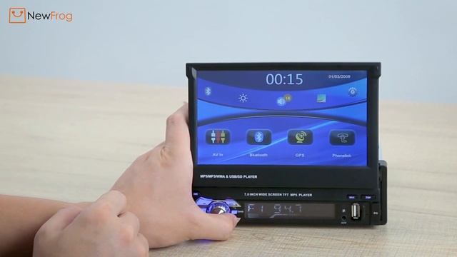 SWM 9601G 7in Bluetooth Car Stereo | MP5 GPS FM/AM Radio w/ Map Card+ Camera смотреть онлайн