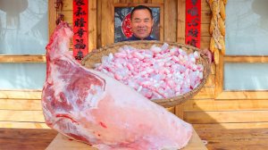 Рыбьи пузыри и половина барашка по-деревенски