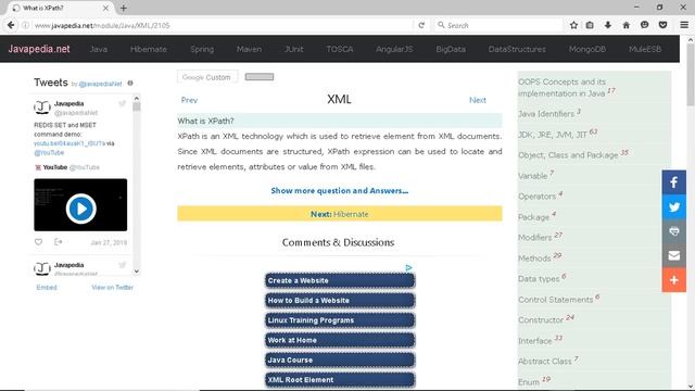 What is XPath?
| javapedia.net смотреть онлайн