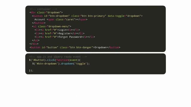 Bootstrap JavaScript - Bài 26: Tìm hiểu Dropdown JavaScript Plugin смотреть онлайн