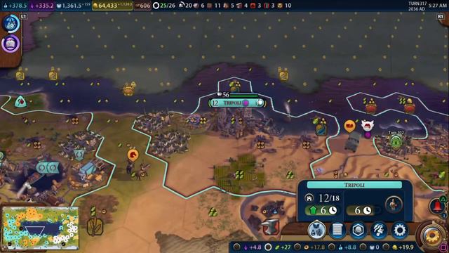 Sid Meier's Civilization VI (PS4) Aztec First Impressions 1
