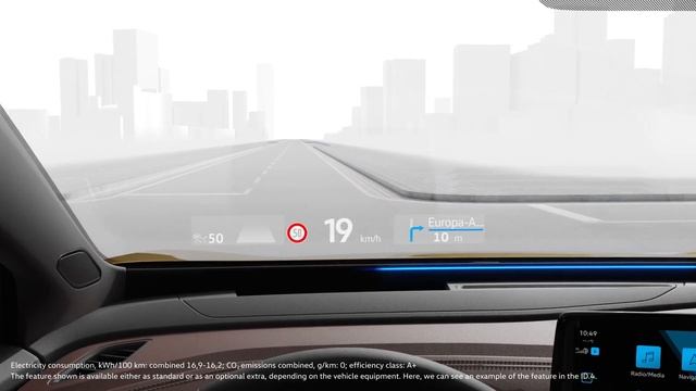 Volkswagen ID.3 & ID.4 Augmented Reality head-up display смотреть онлайн