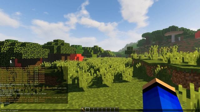 ☄️ Метеориты раздавят деревню | Обзор мода Minecraft [1.12.2] JJ Meteor смотреть онлайн