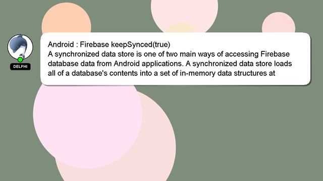 Android : Firebase keepSynced(true) смотреть онлайн