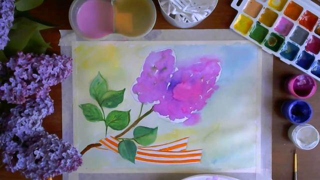 "Ветка сирени к 9 мая" смотреть онлайн