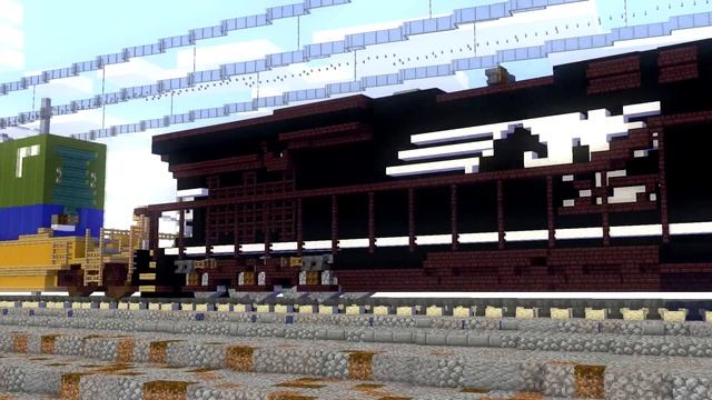Minecraft Amtrak Acela Express NEC Train Animation смотреть онлайн