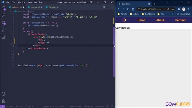React JS basics Somali Lesson 17 - Refactoring Routes смотреть онлайн