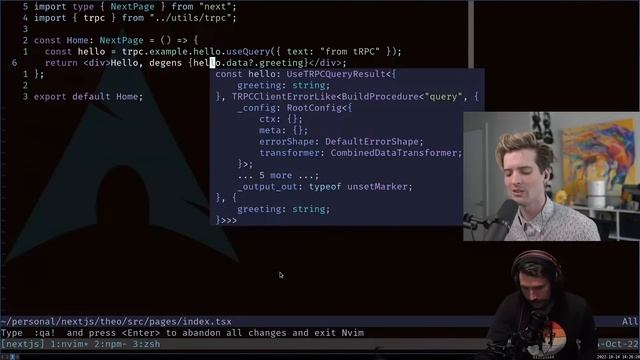 Teaching NextJS To Primeagen смотреть онлайн