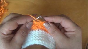 Комбинезон АПЕЛЬСИНЧИК. Часть 1 - вяжем штанины.  Jumpsuit for baby knitting