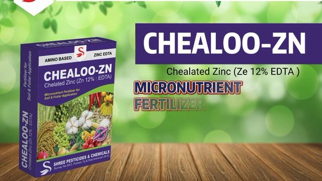 CHEALOO ZN - Chelated Zinc (Zn 12% : EDTA Min) смотреть онлайн