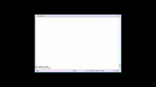 HP Switch 5400zl First Configuration, firmware upgrade and NTP Time settings смотреть онлайн