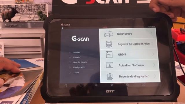 Escáner de diagnóstico G Scan 3 características, decripción y valores. смотреть онлайн