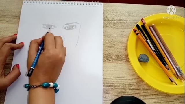 How to sketch Human Face in very fast and easy way смотреть онлайн