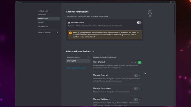 How to Make a Read Only Channel on Discord - Rules & Announcements смотреть онлайн