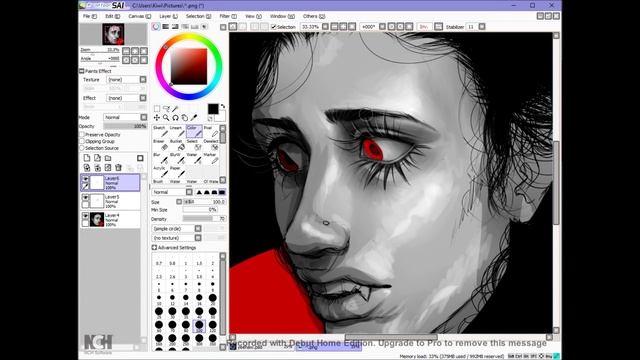 Speedpaint: [Vampire] смотреть онлайн