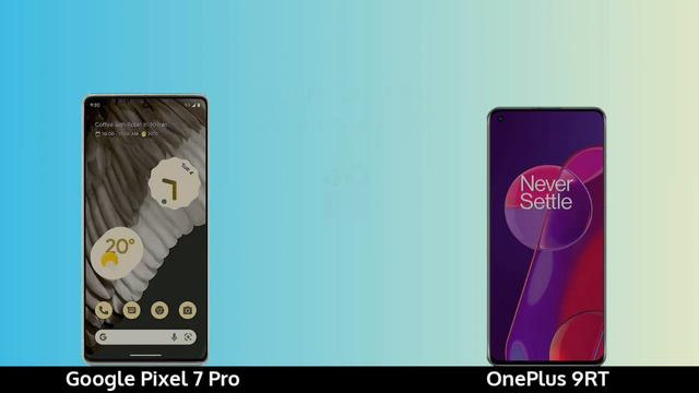 Google Pixel 7 Pro Vs OnePlus 9RT Hands On Comparison