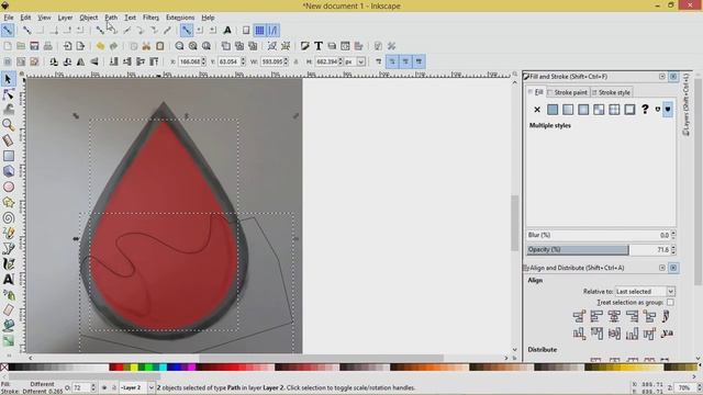 Inkscape Tutorial | Create a Water Drop Wave logo смотреть онлайн
