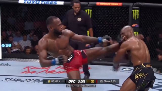Edwards vs usman 2 KI KO смотреть онлайн