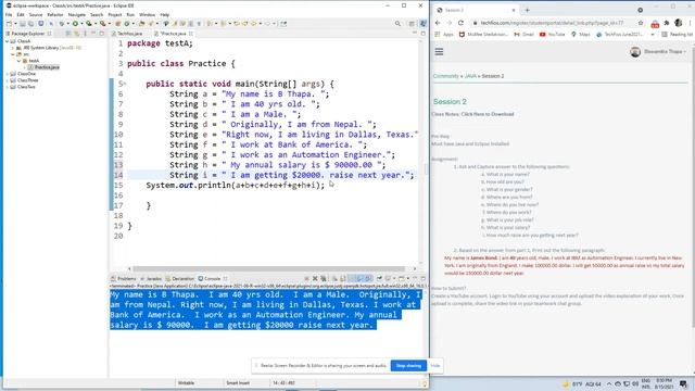 Homework Java( session 2 & 3) смотреть онлайн